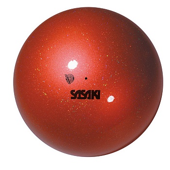 Мяч для художественной гимнастики SASAKI 18.5 см M 207 AU АВРОРА, цвет: DER темно-красный