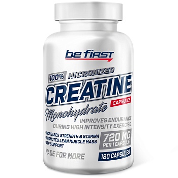 Be First - Creatine Monohydrate Capsules (креатин моногидрат) - 120 капсул в магазине Спорт - Пермь