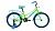 Велосипед Forward AZURE 20", зеленый / голубой