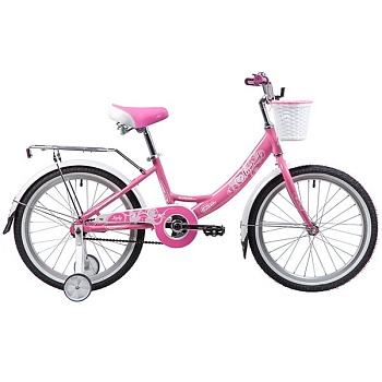 Велосипед NOVATRACK GIRLISH line 20", алюминиевый, розовый