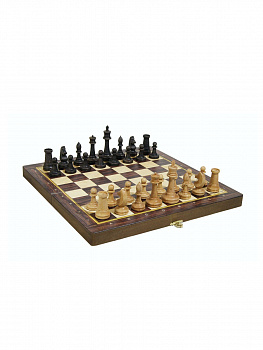 Шахматы(Кинешма) складные бук, 40мм с утяжеленными фигурами.