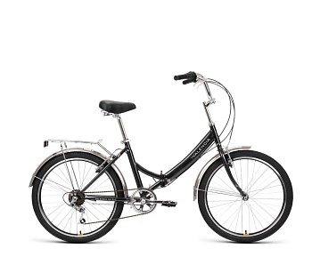Велосипед складной Forward VALENCIA 24 2.0, 6 скоростей, серый/зеленый