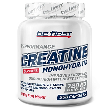 Be First - Creatine Monohydrate Capsules (креатин моногидрат) - 350 капсул в магазине Спорт - Пермь