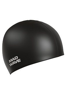Шапочка для плавания Mad Wave Intensive Big, взрослая, M0531 12 2 01W, черный в магазине Спорт - Пермь