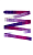 Лента для художественной гимнастики градиентная (6 м) Chacott 301500-0090-58, цвет:763-Mauve, лиловый