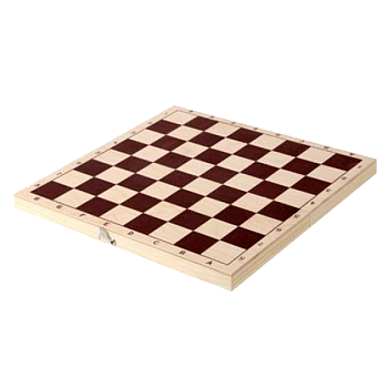 Доска шахматная обиходная лакированная (Орлов) 290х145х38