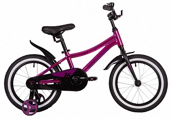 Велосипед NOVATRACK KATRINA 16' алюминиевый, розовый металлик