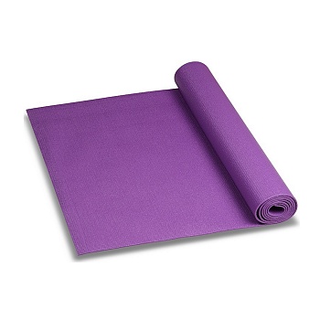 Коврик для йоги и фитнеса INDIGO YG03, размер 173х61х0,3, фиолетовый в Магазине Спорт - Пермь