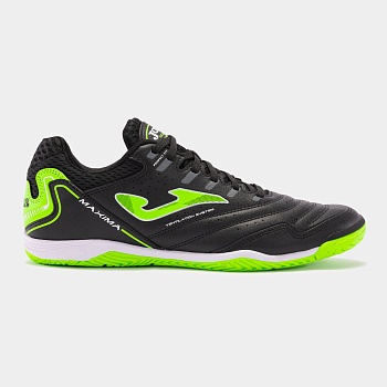 Бутсы футзальные JOMA MAXIMA 24 INDOOR BLACK GREEN, MAXS2401TF