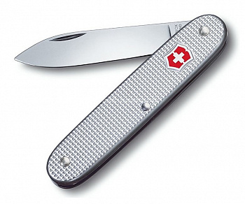 Нож Victorinox Pioneer, 93 мм, 1 функция, рифлёный алюминий, 0.8000.26