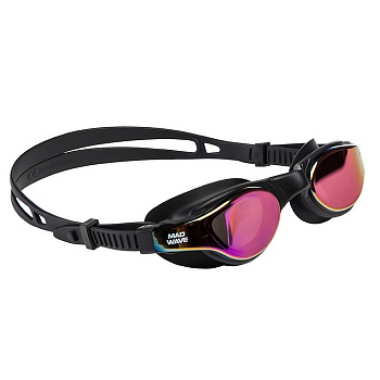 Очки для плавания Mad Wave RAY Rainbow M0420 03 0 01W, цвет: черный в магазине Спорт - Пермь