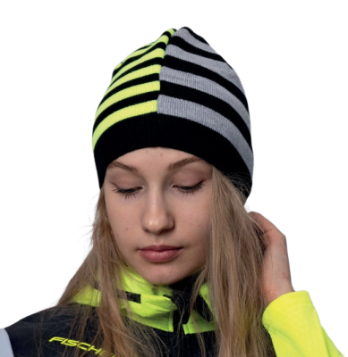 Шапка Fischer Sides (GR8285-139), цвет черный/серый Шапка Fischer Sides (GR8285-139), цвет черный/серый