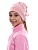 Шапочка для фигурного катания из флиса, размер 50-52, розовая