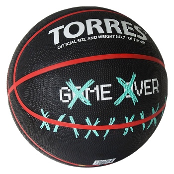 Мяч для баскетбола TORRES Game Over B02217, размер 7