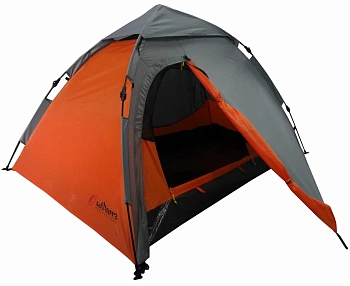Палатка 2-местная Trek II, серо-оранжевая