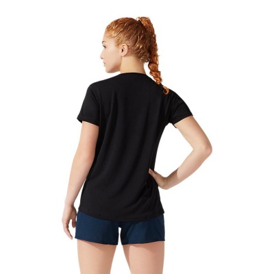 Футболка женская Asics CORE SS TOP, 2012C335-001, черная