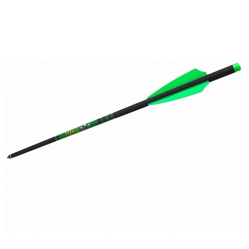 Стрела арбалетная карбоновая Centershot Toxic 16" Half Moon Nock