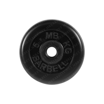 Диск обрезиненный Atlet, 31 мм, вес 5 кг MB Barbell в Магазине Спорт - Пермь