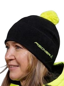 Шапка Fischer Fleece (GR8201-100), черная Шапка Fischer Fleece (GR8201-100), черная