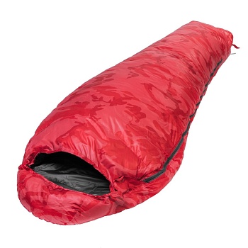 Спальный мешок пуховый (210х80см) t-20C Premier Fishing, красный