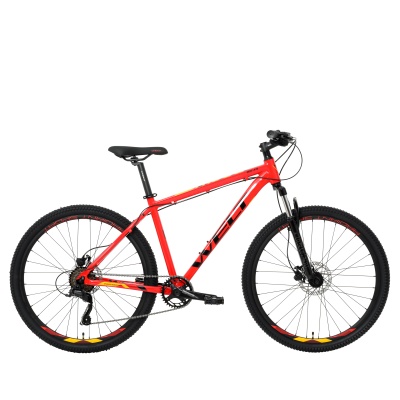 Велосипед Welt Ridge 1.0 HD 27 2024, Carrot Red в Магазине Спорт - Пермь