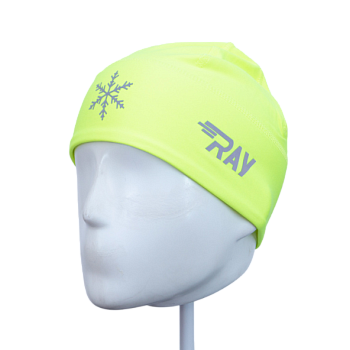 Шапка RAY RACE, материал термо-бифлекс, снежинка неон Шапка RAY RACE, материал термо-бифлекс, снежинка неон