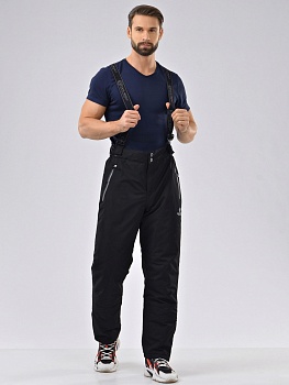 Брюки мужские зимние Evil Wolf, P55001, черные Брюки мужские зимние Evil Wolf, P55001, черные