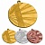 Медаль 2 место MМС7071/S2,5мм(70)