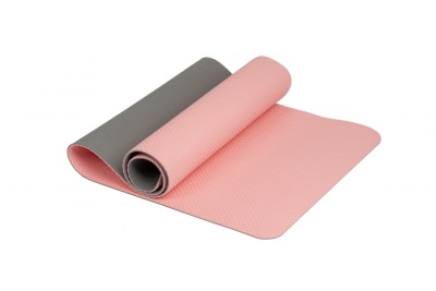 Коврик для йоги IRONMASTER 6 мм TPE розовый, артикул: IRBL17107-P   в Магазине Спорт - Пермь