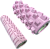 Валик для спины набор 2в1, 33x14см и 30х8см , цвет розовый, массажный МФР ролик в Магазине Спорт - Пермь