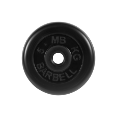 Диск обрезиненный "Стандарт", 31 мм, вес 5 кг MB Barbell в Магазине Спорт - Пермь