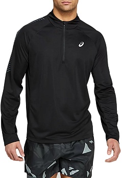 Лонгслив мужской Asics ICON LS 1/2 ZIP 2011B053-001 в Магазине Спорт - Пермь