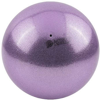Мяч для художественной гимнастики PASTORELLI GLITTER HV18, цвет: 00077 - Ирис