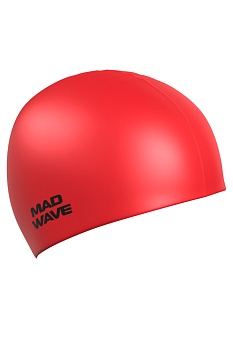 Шапочка для плавания Mad Wave Metal Silicone Solid M0535 05 в магазине Спорт - Пермь