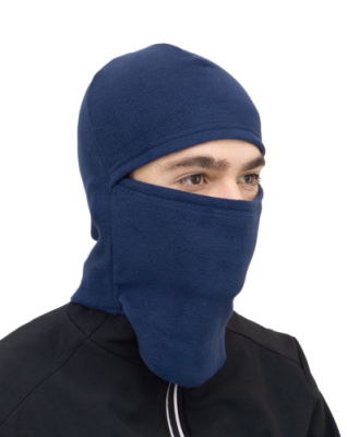 Маска ветрозащитная (шлем) RAY, флис, темно-синяя