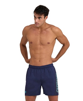 Шорты для плавания и пляжа Arena FUNDAMENTALS BOXER R 006444 780,цвет Navy-turquoise в магазине Спорт - Пермь