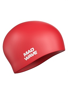 Шапочка для плавания Mad Wave LONG HAIR Silicone M0511 01 в магазине Спорт - Пермь