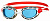 Очки для плавания ZOGGS Predator Smal, цвет: голубой/белый/красный в магазине Спорт - Пермь