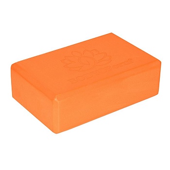 Блок для йоги Body Form BF-YB02, 22,5х15х7,5 см, оранжевый в Магазине Спорт - Пермь