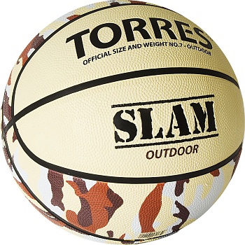 Мяч для баскетбола TORRES Slam, артикул B023147, размер 7