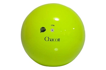 Мяч для художественной гимнастики CHACOTT 3015030001-58, цвет 062 лимонный 18,5см