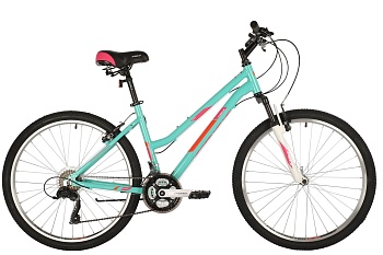 Велосипед FOXX BIANKA 26", рама 15", зеленый