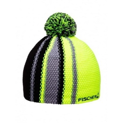 Шапка Fischer Nord (GR8108-101), цвет черный/лимон Шапка Fischer Nord (GR8108-101), цвет черный/лимон