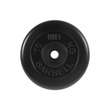 Диск обрезиненный "Стандарт", 31 мм, вес 10 кг MB Barbell в Магазине Спорт - Пермь
