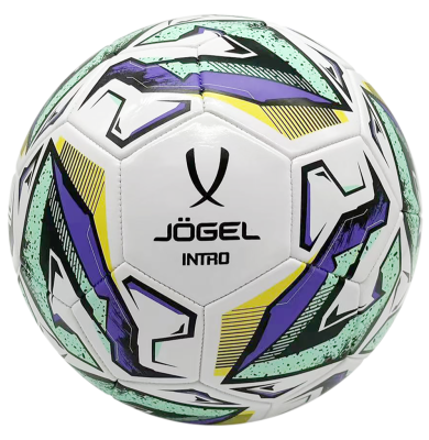 Мяч футбольный Jogel Intro, белый, размер 5 Мяч футбольный Jogel Intro, белый, размер 5