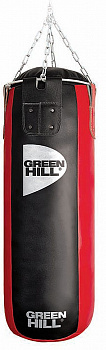 Профессиональный боксерский мешок Green Hill PBS-5030 МЕШОК 90*35CМ 37КГ, НАТУРАЛЬНАЯ КОЖА, КРАСНО-ЧЕРНЫЙ в магазине Спорт - Пермь