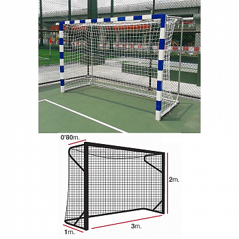 Сетка гандбольная/футзальная EL LEON DE ORO 11444010000 3*2*0,8