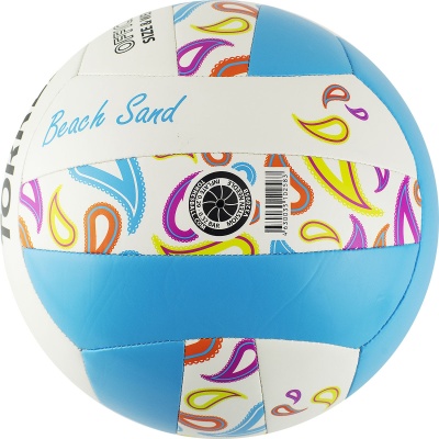 Мяч волейбол TORRES Beach Sand Blue, артикул V32095B, размер 5