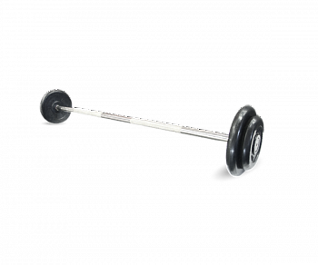 Штанга женская, неразборная, чёрная, 25 мм, хромированная МВ Barbell 10 кг в Магазине Спорт - Пермь