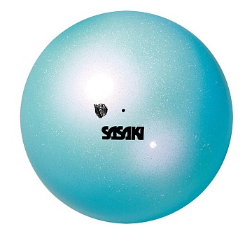 Мяч для художественной гимнастики SASAKI 18.5 см M 207 AU АВРОРА, цвет: LPBU- голубой
